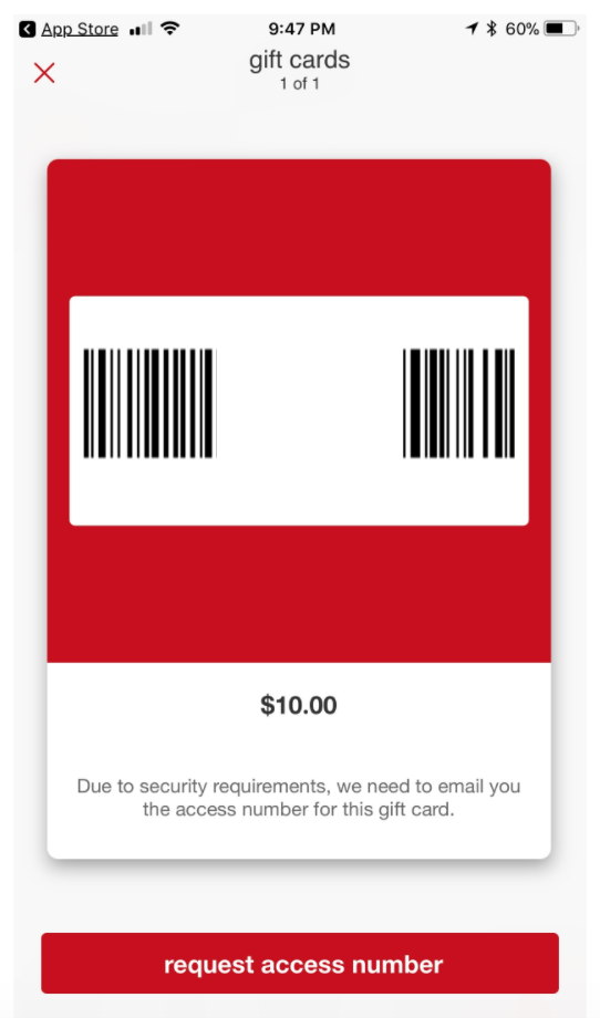 Target Help With Redemption Egifter Support
